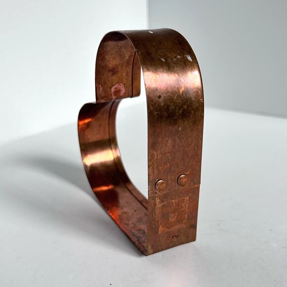 5" Copper Heart Cookie Cutter - Picture 3 of 4